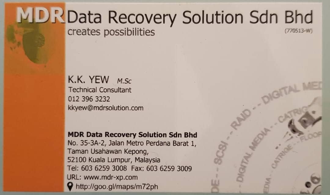 MDR Data Recovery Expert